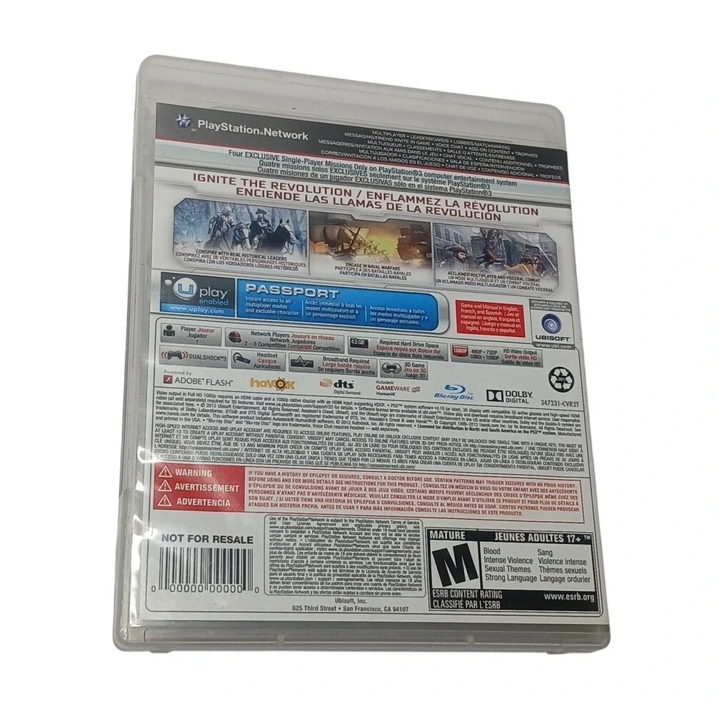 Assassins Creed Trilogy‎ PS3 Bundle Multi Action Adventure Games